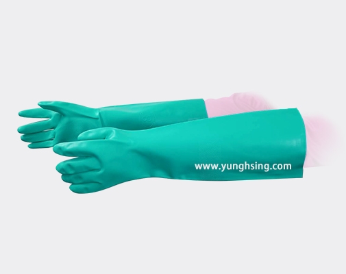 Extended-length Nitrile Work Gloves